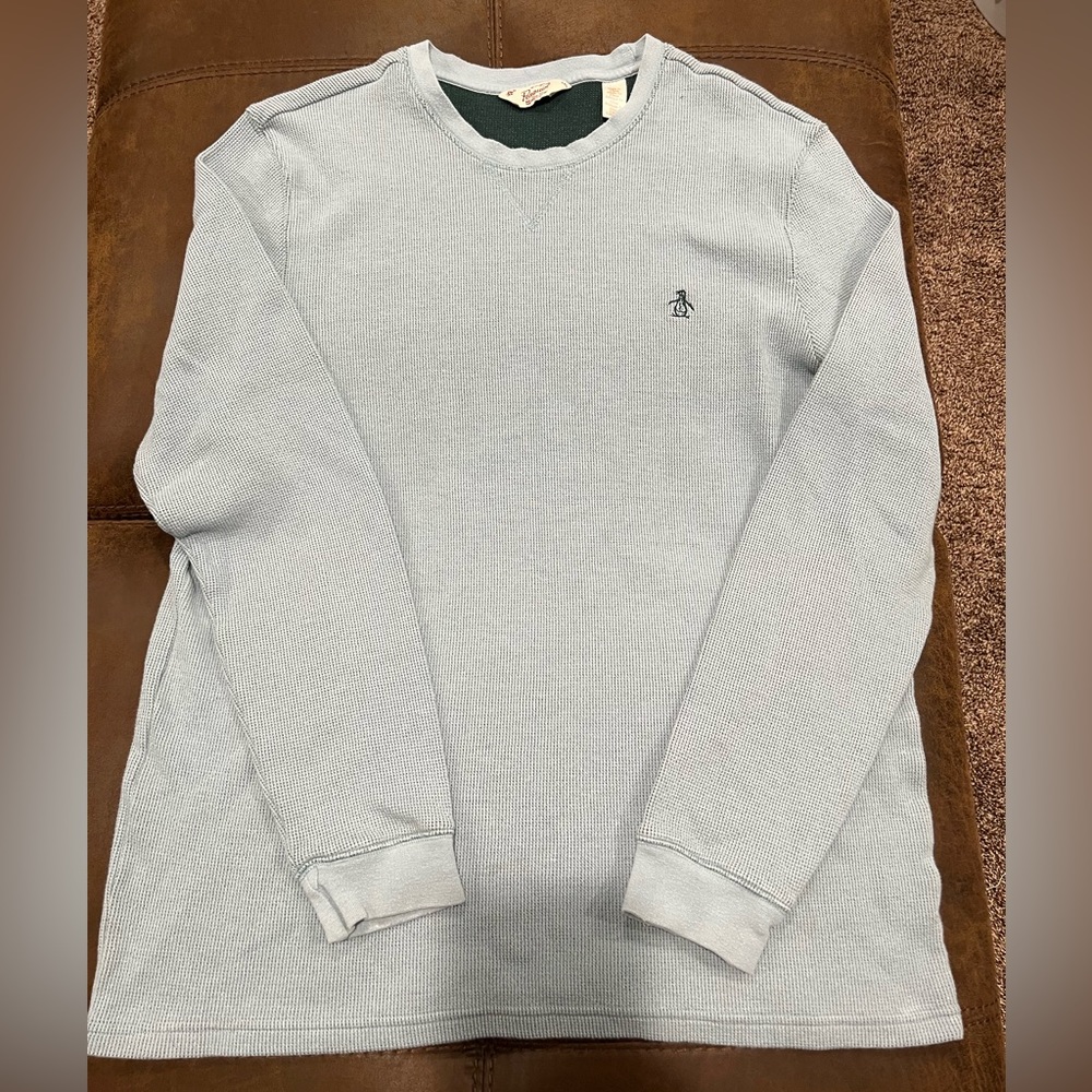 Penguin Thermal long sleeve shirt XXL light blue